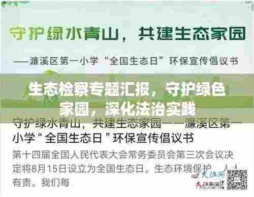 生态检察专题汇报,守护绿色家园,深化法治实践