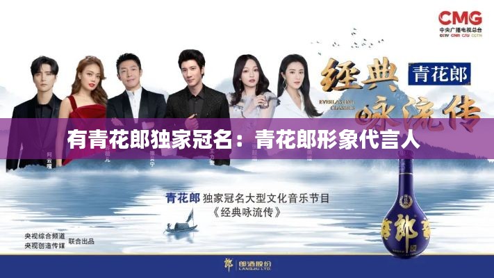 有青花郎独家冠名：青花郎形象代言人 