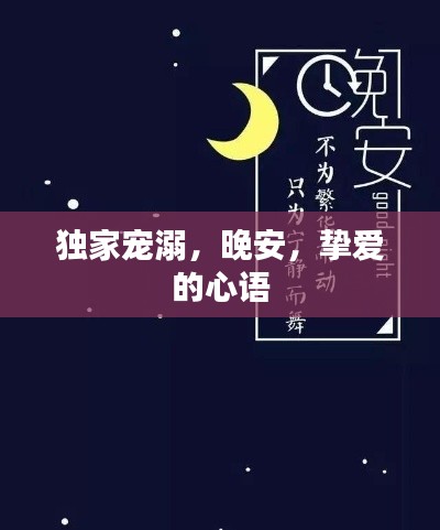 独家宠溺,晚安,挚爱的心语