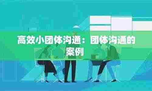 高效小团体沟通:团体沟通的案例