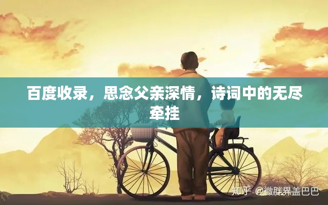 百度收录，思念父亲深情，诗词中的无尽牵挂