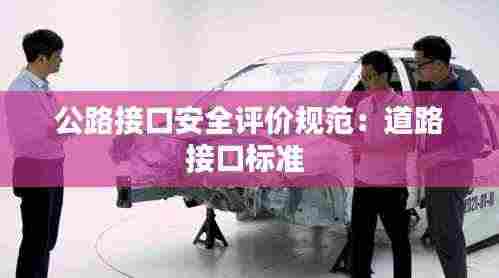 公路接口安全评价规范:道路接口标准