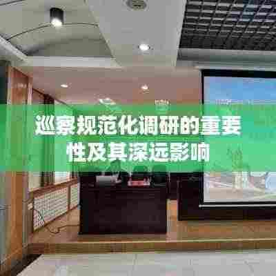 巡察规范化调研的重要性及其深远影响