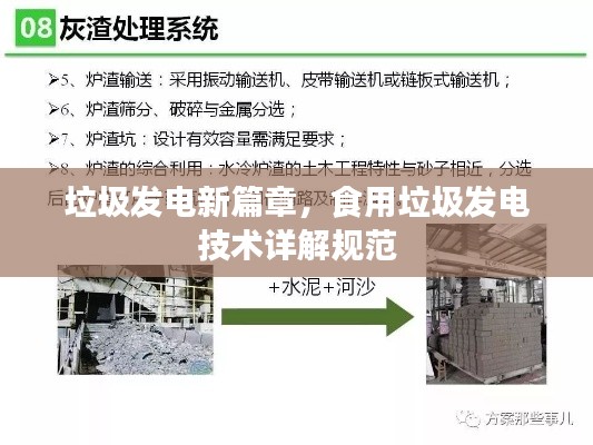 垃圾发电新篇章,食用垃圾发电技术详解规范