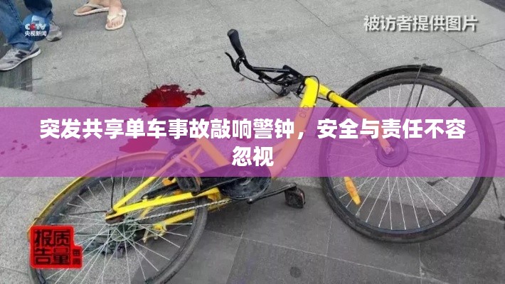 突发共享单车事故敲响警钟,安全与责任不容忽视